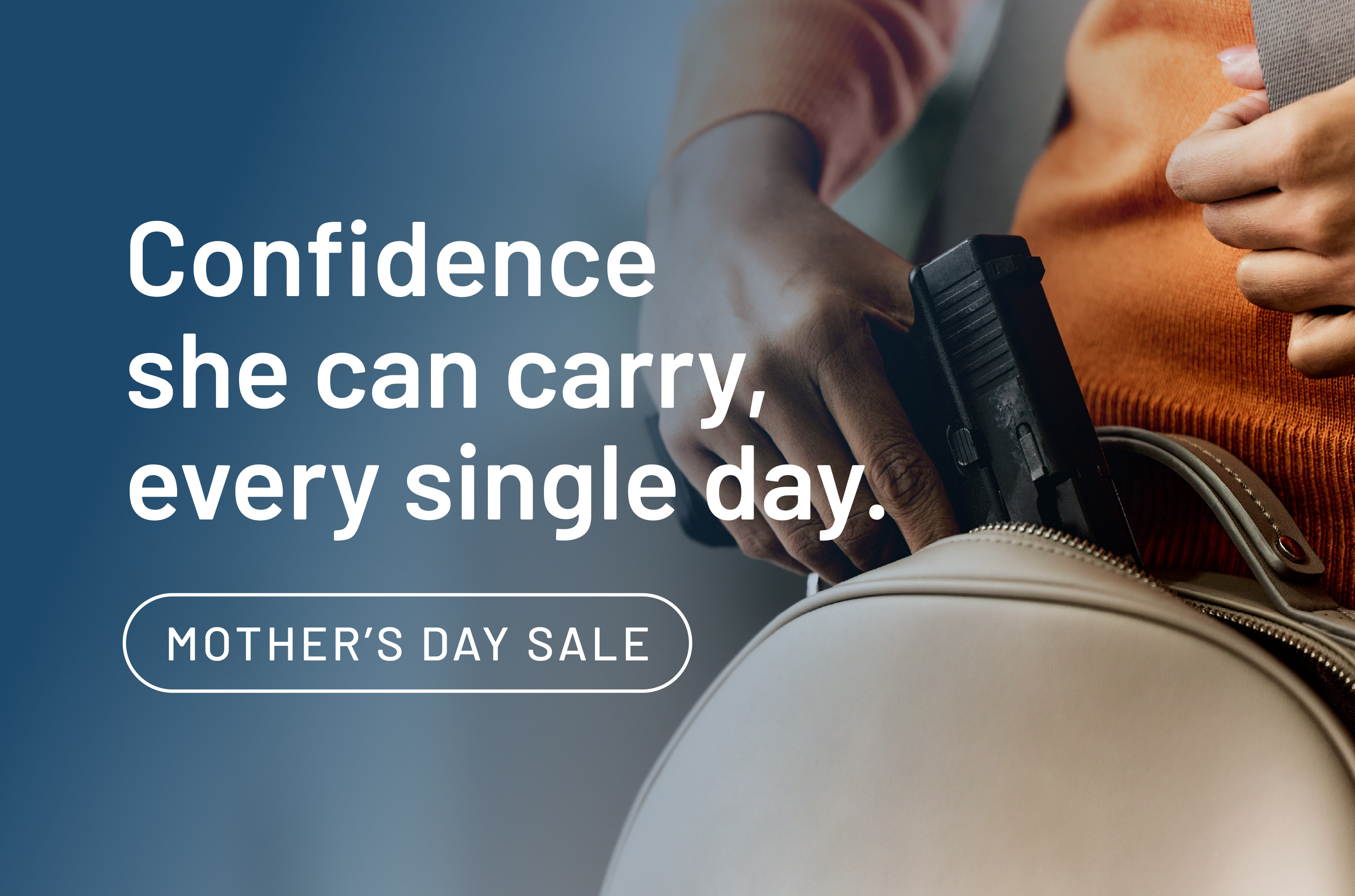 Confidence she can carry, every single day. Mother's Day sale.